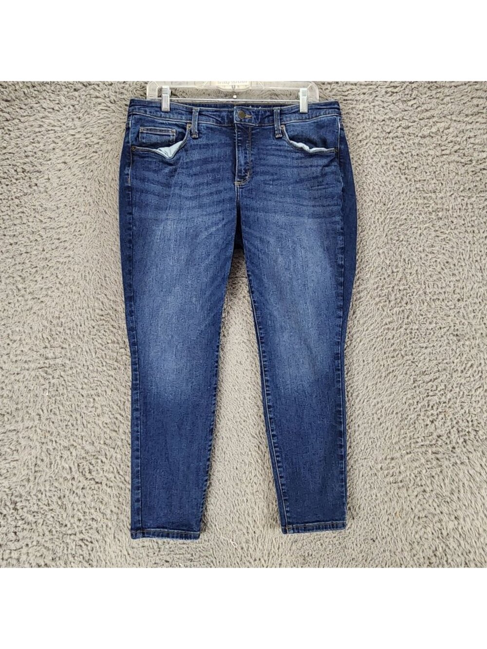 Universal Thread Jeans Womens 14/32 Short Blue Stretch Denim Curvy Skinny